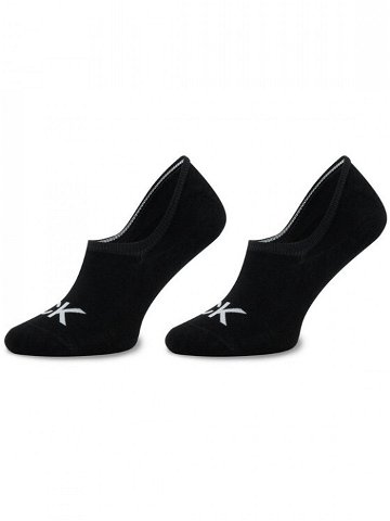 Calvin Klein Sada 2 párů pánských ponožek 701218716 Černá