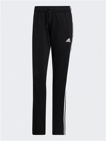 Adidas Teplákové kalhoty Essentials Warm-Up 3-Stripes H48451 Černá Regular Fit