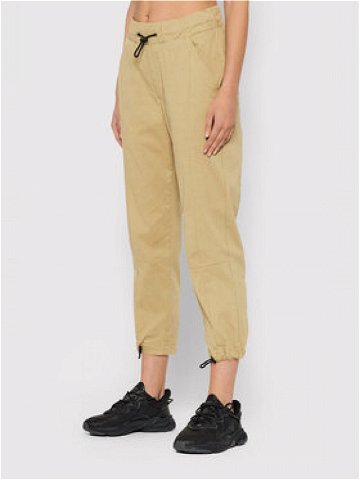 Outhorn Kalhoty z materiálu SPDC601 Béžová Relaxed Fit