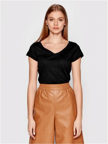 Sisley T-Shirt 3TNHL4007 Černá Regular Fit