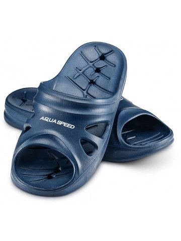AQUA SPEED Plavecká obuv do bazénu Florida Navy Blue Pattern 10 47 48