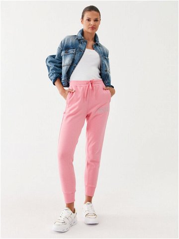 Versace Jeans Couture Teplákové kalhoty 73HAAT01 Růžová Regular Fit