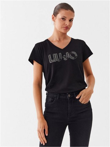 Liu Jo T-Shirt TF3297 J6040 Černá Regular Fit