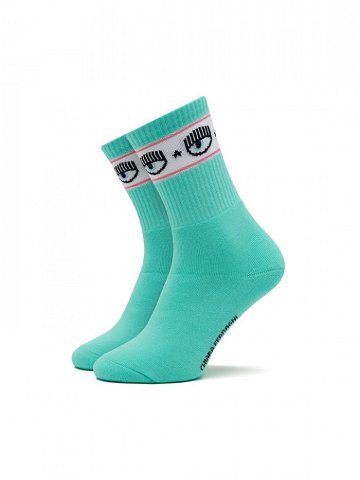 Chiara Ferragni Dámské klasické ponožky 74SB0J02 Modrá
