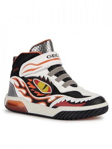 Geox Sneakersy J Inek Boy J369CD 0FEFU C0422 DD Bílá