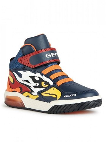 Geox Sneakersy J Inek Boy J369CB 0BU11 C0659 DD Tmavomodrá