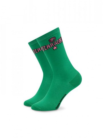 Chiara Ferragni Dámské klasické ponožky 74SB0J04 Zelená