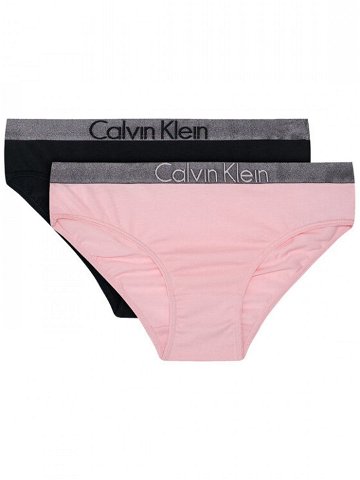 Calvin Klein Underwear Sada 2 kusů kalhotek G80G800071 Růžová
