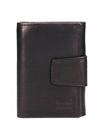 Pánská kožená peněženka SendiDesign Trej – černá