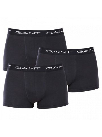 3PACK pánské boxerky Gant černé 900013003-005 L