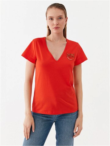 Pinko T-Shirt 100372 A0MA Oranžová Regular Fit