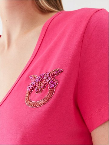 Pinko T-Shirt 100372 A0MA Růžová Regular Fit