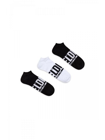 Ponožky 3-pack diesel skm-gost-threepack socks černá m