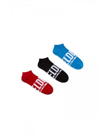 Ponožky 3-pack diesel skm-gost-threepack socks různobarevná l