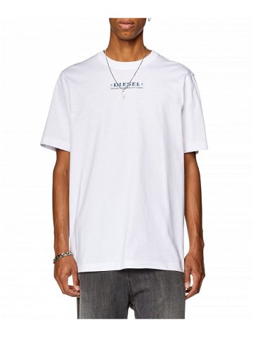 Tričko diesel t-just-l4 t-shirt bílá s