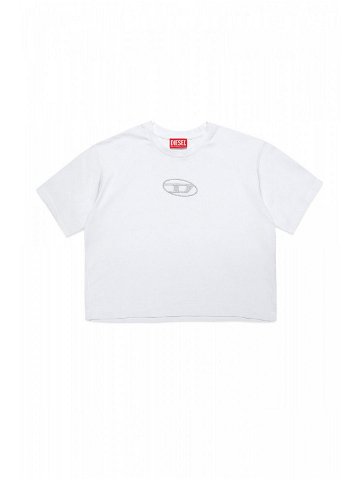 Tričko diesel tnisse maglietta bílá 8y