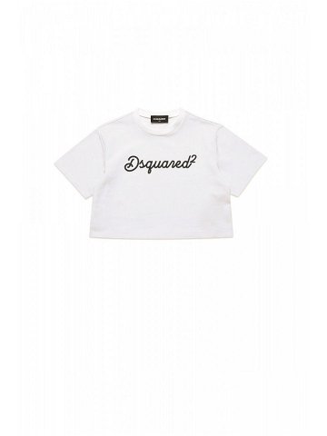 Tričko dsquared d2t951f maglietta bílá 8y