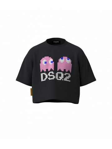 Tričko dsquared d2t1043f maglietta černá 8y
