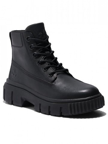 Timberland Polokozačky Greyfield Leather Boot TB0A5ZDR0011 Černá