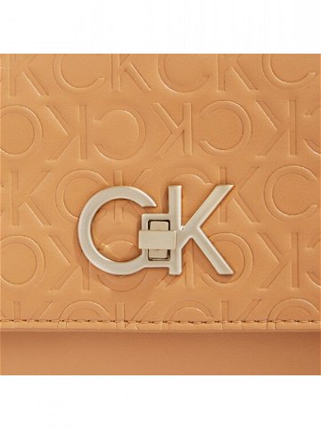 Calvin Klein Kabelka Re-Lock Ew Conv Crossbody-Emb K60K611533 Hnědá