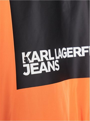 Karl Lagerfeld Jeans Bunda bomber 231D1501 Oranžová Regular Fit