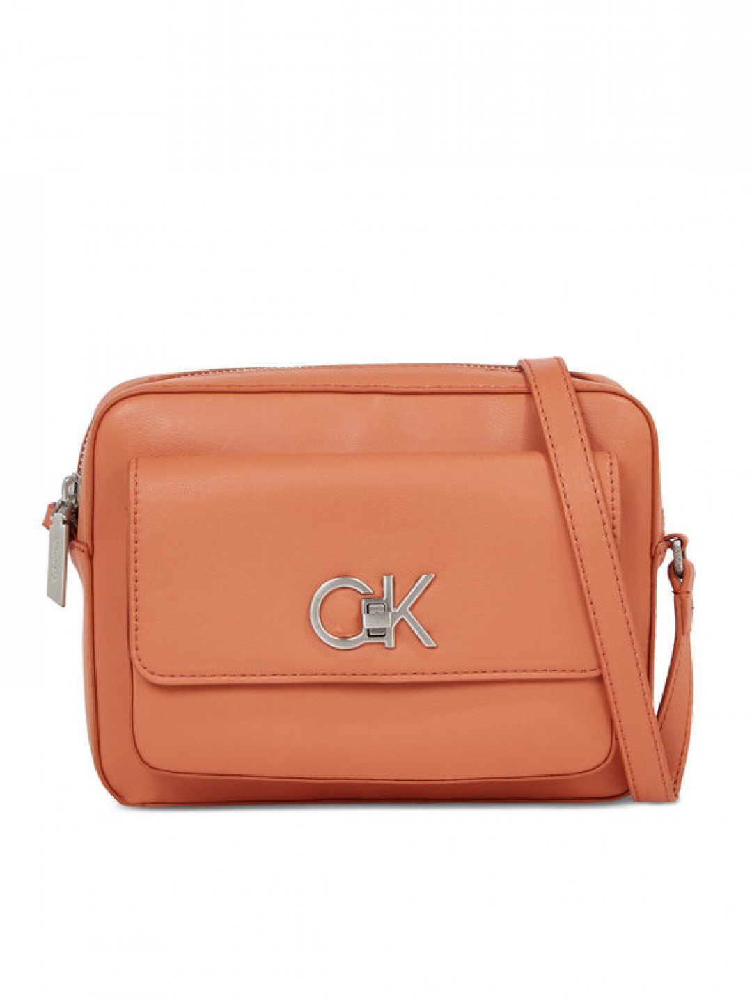 Calvin Klein Kabelka Re-Lock Camera Bag W Flap K60K611083 Hnědá