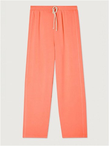 American Vintage Teplákové kalhoty IZU05AH23 Oranžová Relaxed Fit