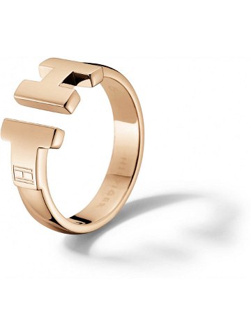 Tommy Hilfiger Luxusní bronzový prsten z oceli TH2700862 56 mm