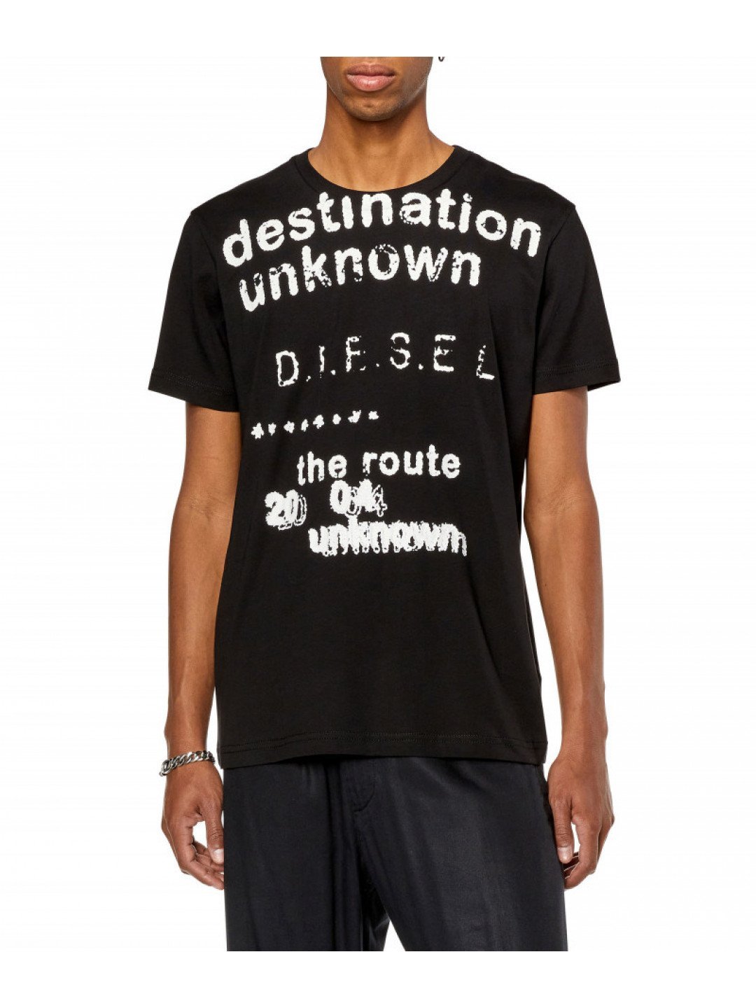 Tričko diesel t-diegor-k63 t-shirt černá l