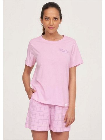 Dámské pyžamo Myudemi 260006 Sv růžová S