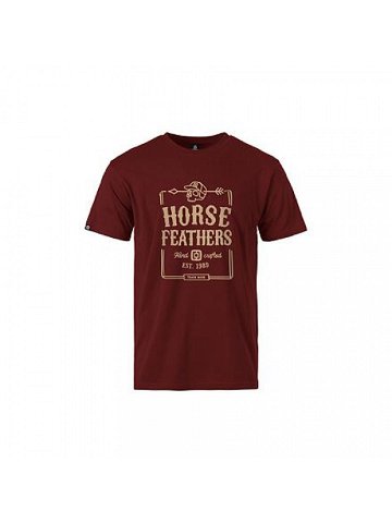 HORSEFEATHERS Triko Jack – red pear RED velikost S