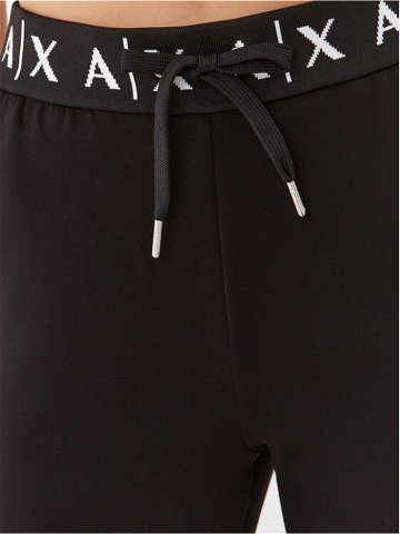 Armani Exchange Teplákové kalhoty 6RYP81 YJEGZ 1200 Černá Regular Fit