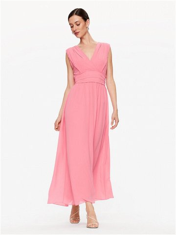 Rinascimento Večerní šaty CFC0114421003 Růžová Regular Fit