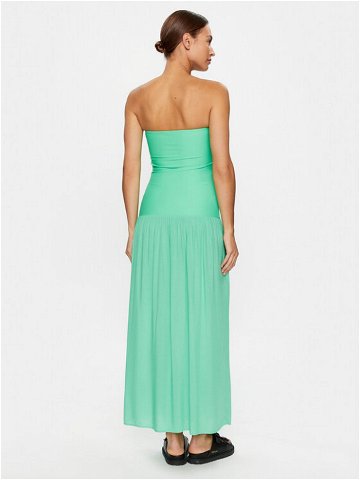 KARL LAGERFELD Letní šaty Straples Beach Dress 231W2206 Zelená Regular Fit