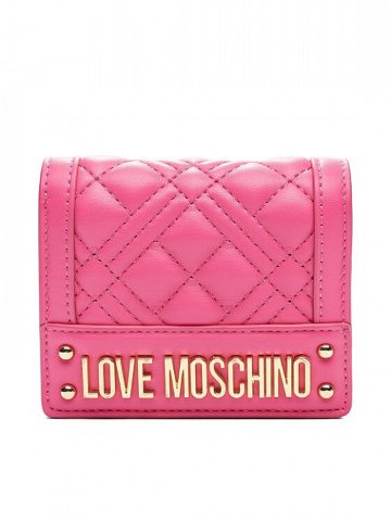 LOVE MOSCHINO Malá dámská peněženka JC5601PP0HLA0604 Růžová