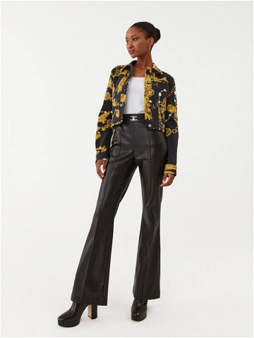 Versace Jeans Couture Jeansová bunda 75HAS453 Černá Slim Fit