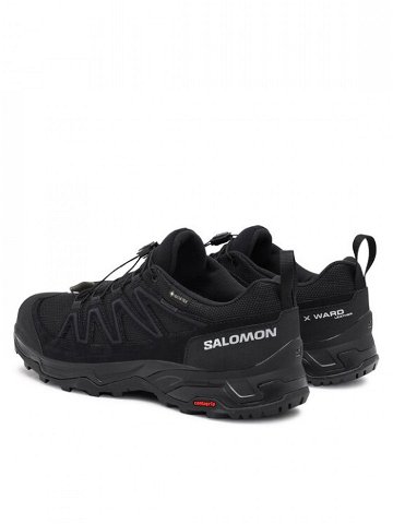 Salomon Sneakersy X Ward Leather GORE-TEX L47182300 Černá