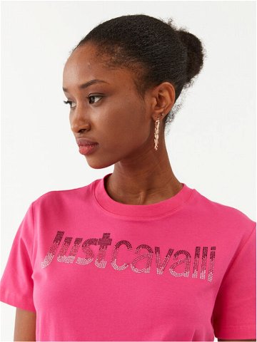 Just Cavalli T-Shirt 75PAHE00 Růžová Regular Fit