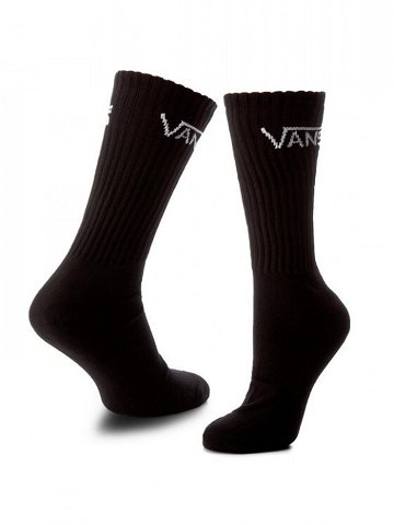 Vans Sada 3 párů pánských vysokých ponožek Mn Classic Crew 9 5 VN000XSEBLK Černá