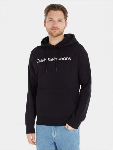 Calvin Klein Jeans Mikina J30J322551 Černá Regular Fit