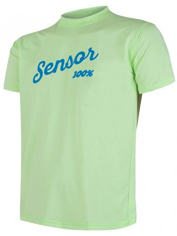 Sensor Coolmax Fresh Pt Logo pánské triko kr rukáv sv zelená
