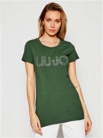 Liu Jo Beachwear T-Shirt VA1100 J5003 Zelená Regular Fit