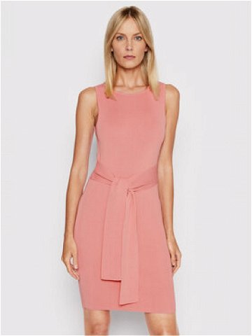 Guess Úpletové šaty Annie W2GK77 Z2U00 Růžová Slim Fit