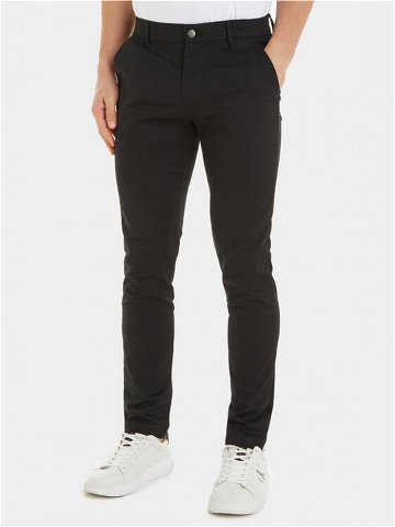 Calvin Klein Jeans Chino kalhoty J30J317669 Černá Slim Fit