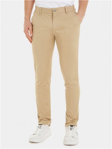 Calvin Klein Jeans Chino kalhoty J30J317669 Béžová Slim Fit