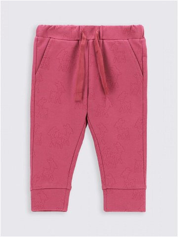 Coccodrillo Teplákové kalhoty ZC2120102WON Růžová Regular Fit