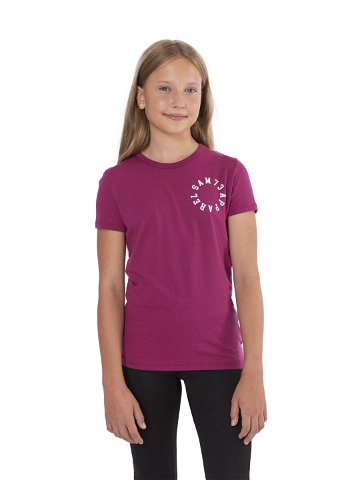 SAM 73 Dívčí triko s krátkým rukávem LEONI Růžová 164
