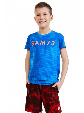SAM 73 Chlapecké triko THEODORE Modrá 164