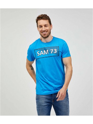 SAM 73 Pánské triko FENRI Modrá S