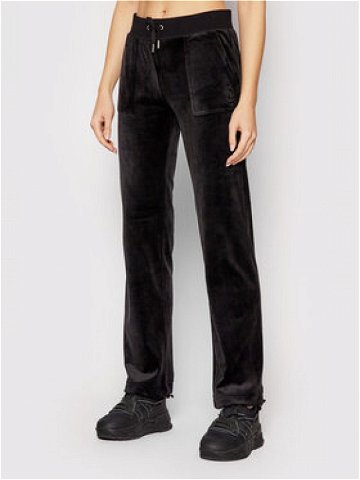 Juicy Couture Teplákové kalhoty Del Ray JCAP180 Černá Regular Fit